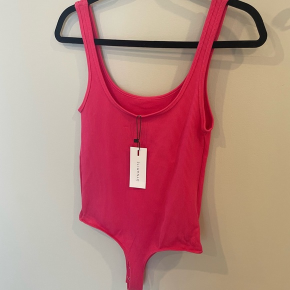 NWT Dynamite Seamless Tank Bodysuit - Picture 6 of 8